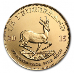 Pièce d'or Krugerrand demi once