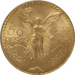 Pièce d'or 50 pesos mexicain Pièce d'or 50 pesos mexicain