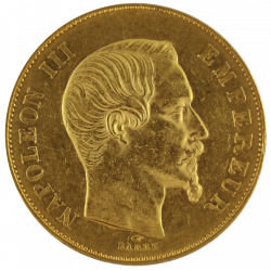 Pièce d'or Napoléon 50 francs