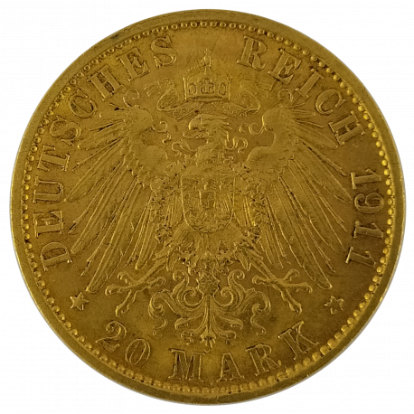 20 Deutsche Mark Or