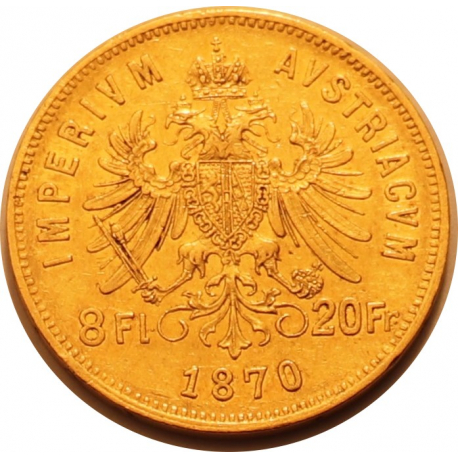 8 Forints (Autriche) - 20 Francs