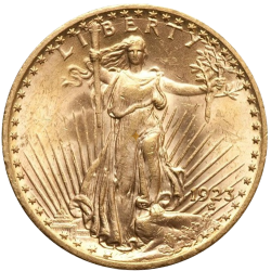 Pièce d'or 20 dollars St Gaudens