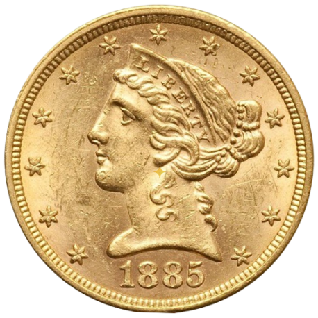 5 Dollars Liberty