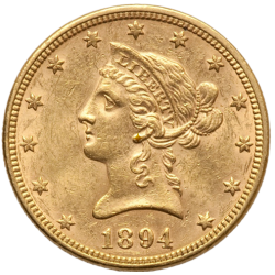 Pièce d'or 10 dollars Liberty