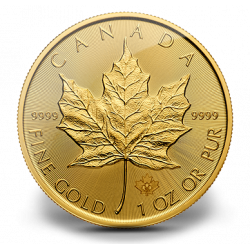 Pièce d'or Maple Leaf 1 once